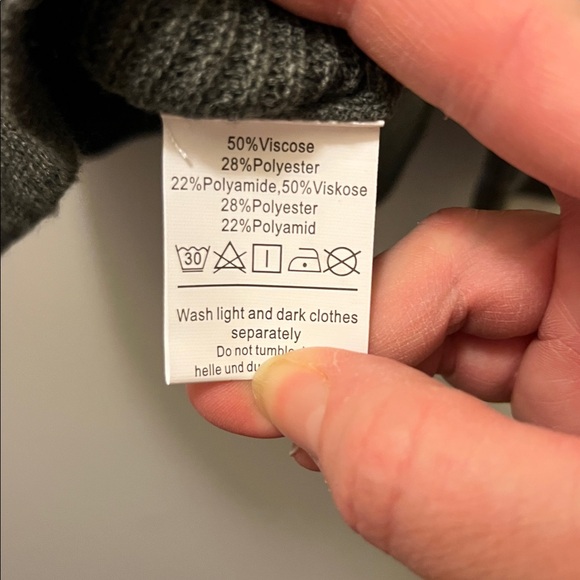 Belle poque gray women’s Vintage Cardigan Sweater size large - Picture 3 of 10